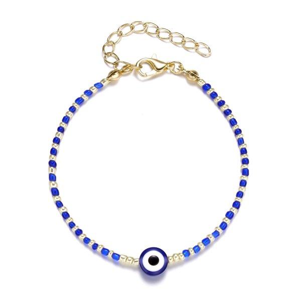 Lucky Eye Синий Сглаз Подвески Браслет Красная Нить Веревка Браслет Дружбы Для Женщин Мужчин Ручной Работы Желание Ювелирных Изделий Подарок