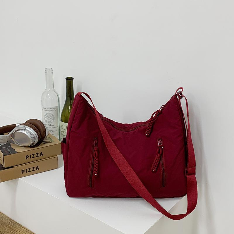 Сумка-тоут большой вместимости студенческая весенняя универсальная повседневная сумка через плечо женская модная сумка-пельмень