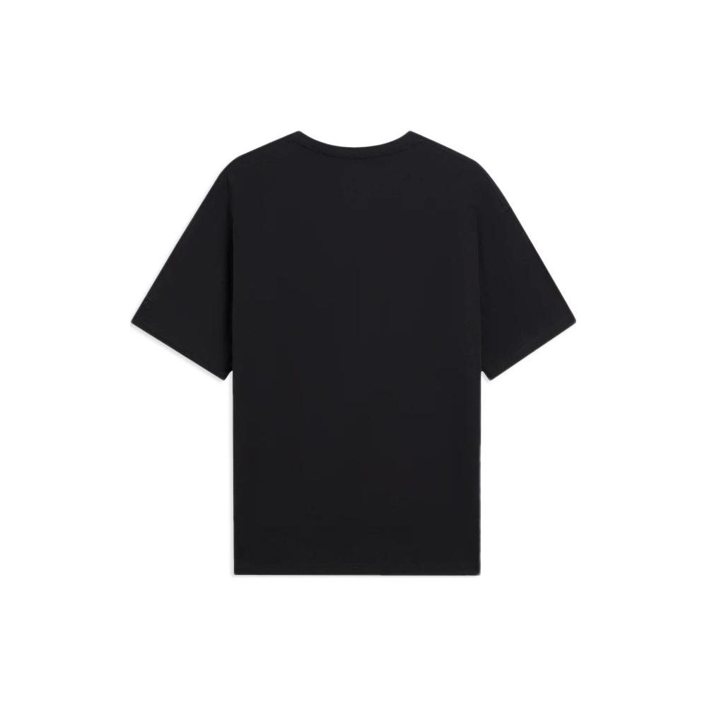 Футболка мужская Li Ning Sports Trend Series с принтом персонажей, однотонная, свободная, с круглым вырезом и коротким рукавом, черная, AHSS333-4