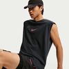 Мужские майки Nike Мужские Черный/Ярко-розовый Круглый вырез Умеренный Другое