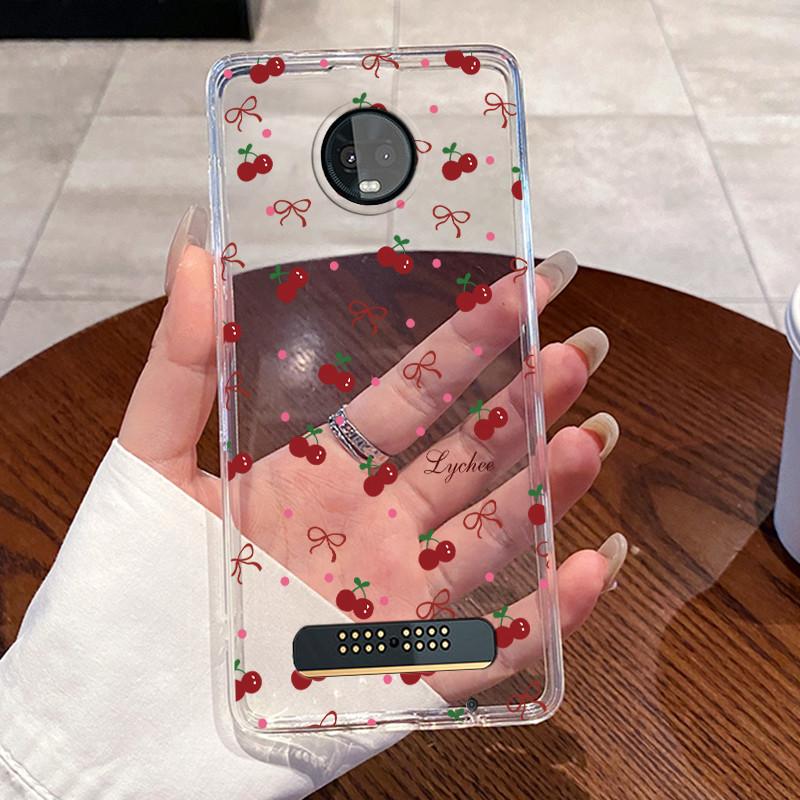 Гелевый чехол для Motorola Moto Z3 Play Funda Coque Прозрачный силикон Мягкий ТПУ Задняя крышка Милый Котик Кролик Сердце Защитный чехол Capa