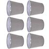 6PCS Simple Lamp Shades Modern Cloth Art Lampshade for E14 Screw Chandelier Wall Lamp