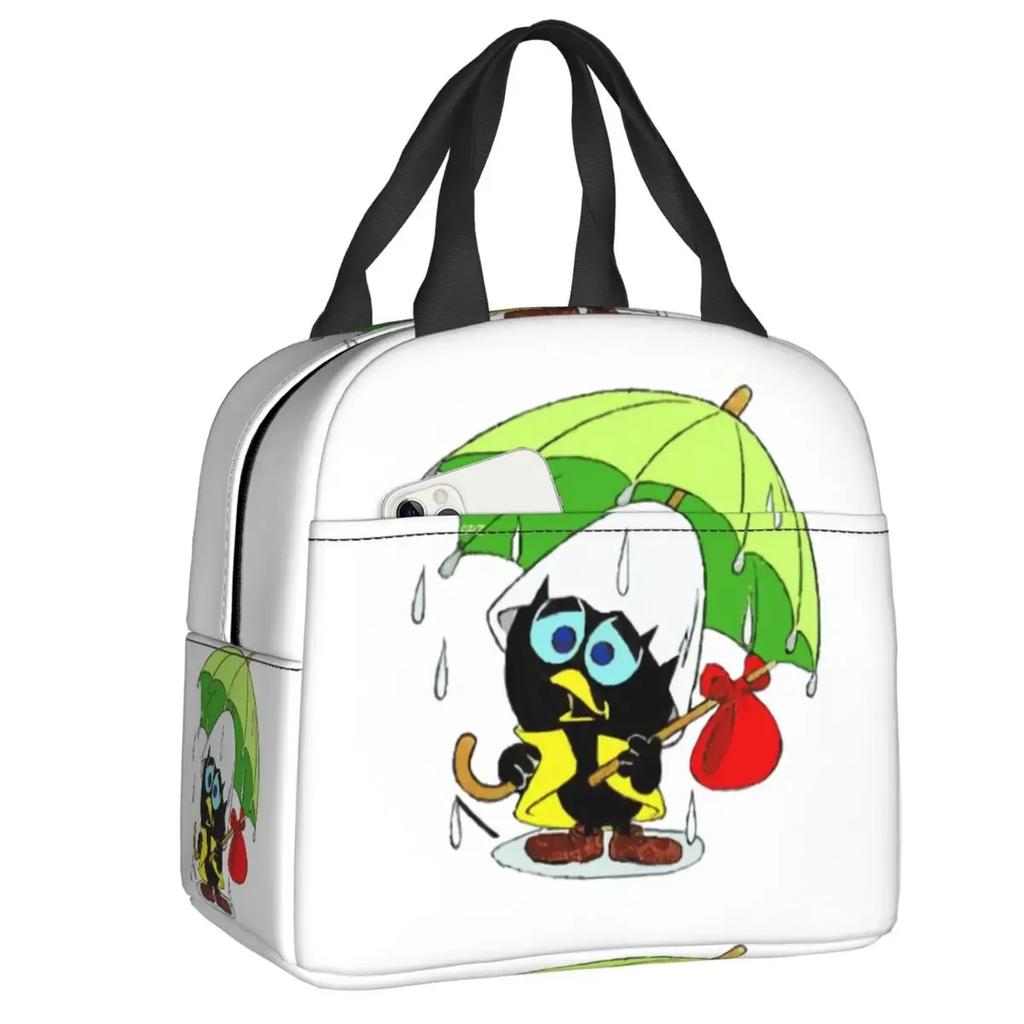 Калимеро Ланч-бокс Многофункциональный Теплый Охладитель Термический Изолированный Ланч-пакет для Женщин Школа Работа Пикник Портативные Сумки-тоут