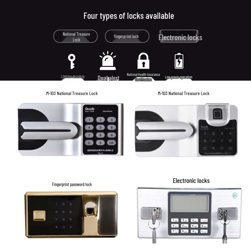 Single-Layer Electronic Security File Cabinet