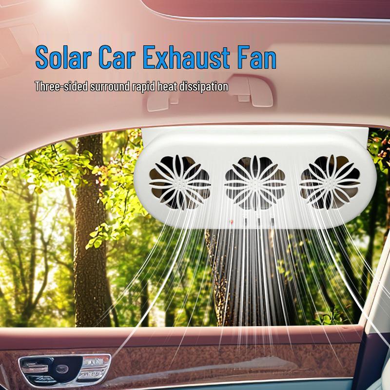Солнечный автомобильный вентилятор для вентиляции и охлаждения