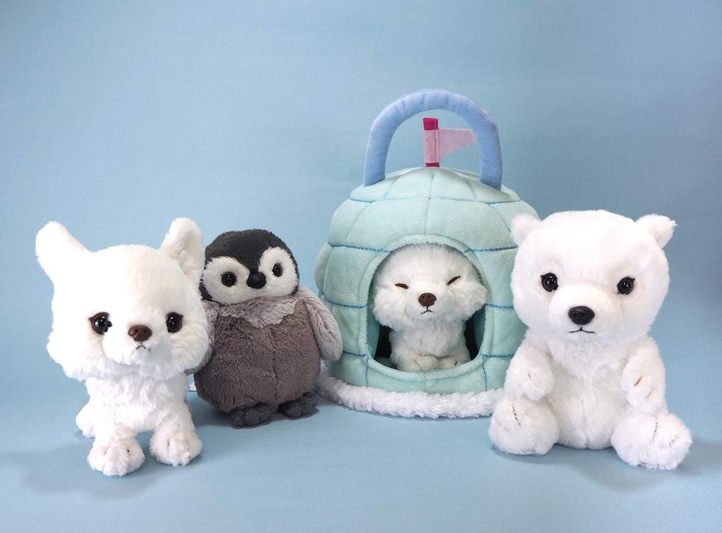 Fluffy's Plush Toy, Small, Polar Bear, P-6042