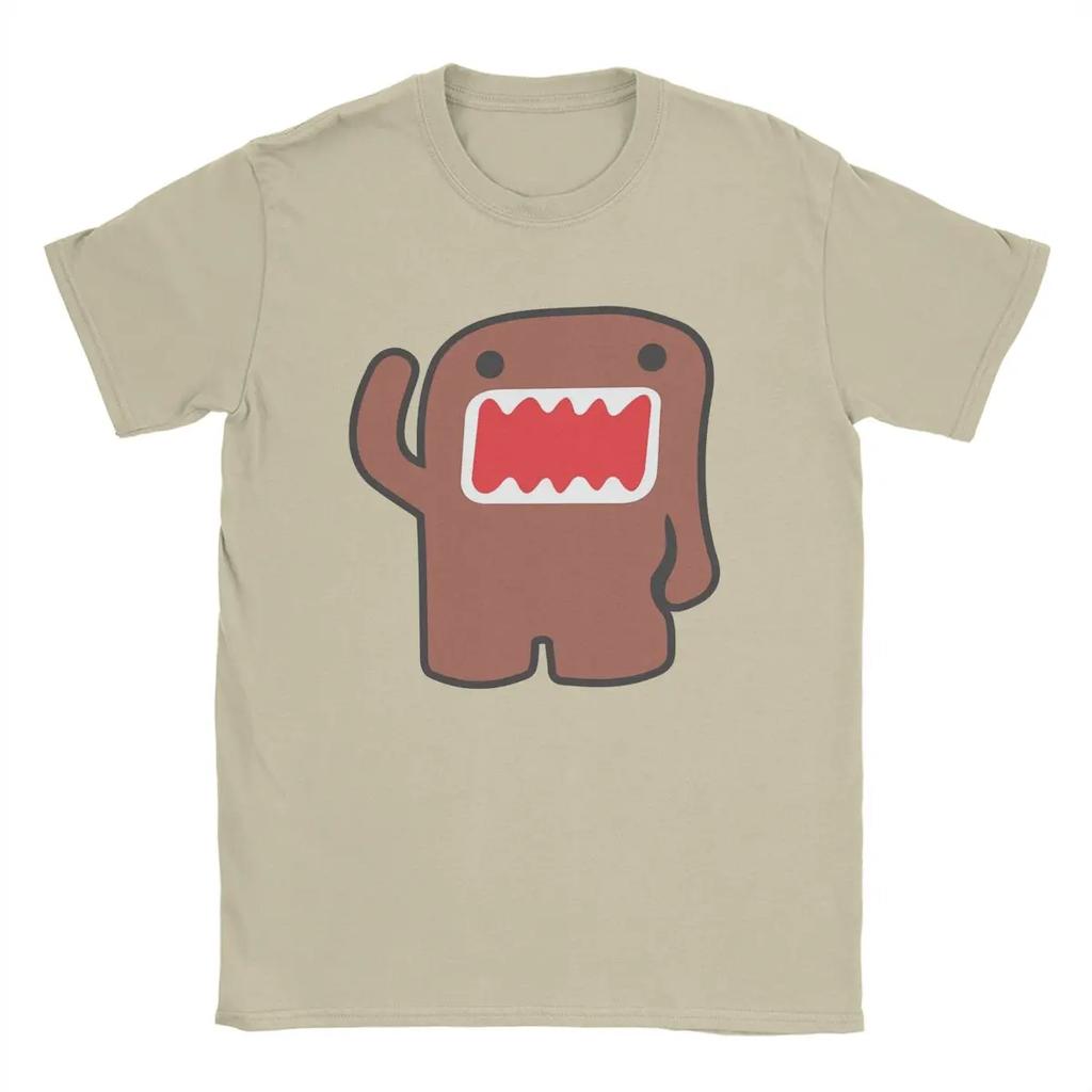 Awesome Domo Kun Doll T-Shirt for Round Neck 100% Cotton T Shirt Short Sleeve Tees Summer Clothes
