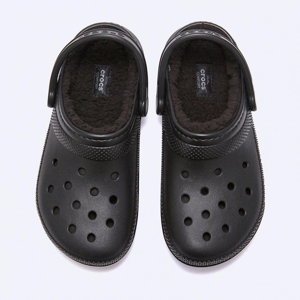 Crocs Классические сабо с подкладкой, черные 203591 060
