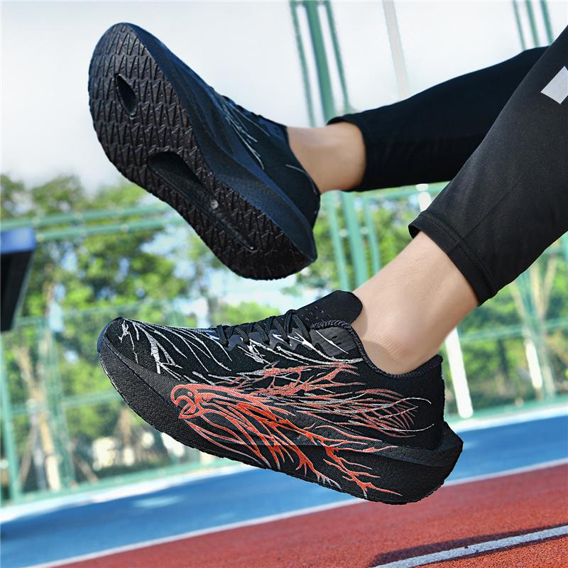 Unisex Carbon Plate Running Shoes Lightweight Cushioned Sport Sneakers for Training Walking Travel Outdoor and Daily Wear Sizes 35-44