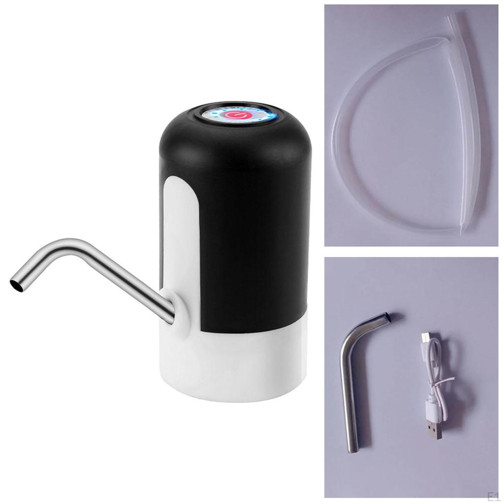 Автоматический дозатор воды, насос синего цвета с силиконовым шлангом, универсальные галлонные бутылки, зарядка через USB