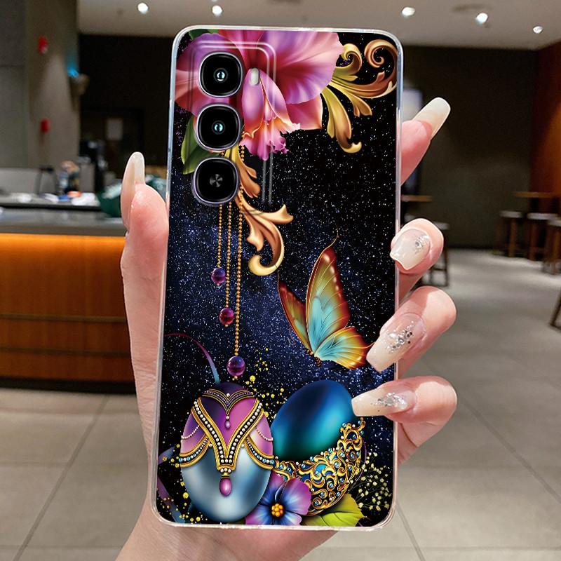 Чехол для телефона Itel City 100 / Itel C671L, прозрачный, мягкий, из ТПУ-силикона, задняя крышка, эстетичный, модный, милый, с рисунком кота, астронавта