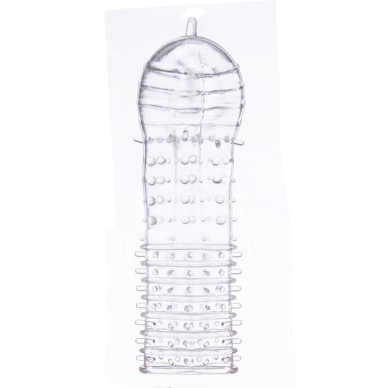 Yousheng Силиконовый Шипованный Ребристый Прозрачный Презерватив Рукав для Удлинения Пениса Игрушка для Взрослых