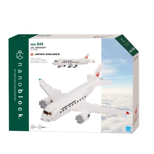Kawada Nanoblock JAL Airliner 580 Pieces 19.5 X 10 X 18.5cm Ages 12+ Interior Hobby NBM-044
