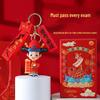Inspirational Exam Success Keychain: Creative PVC Pendant for High School and College Entrance Exams, Perfect Cheer-Up Gift