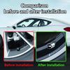 Black Silver BMW Logo Tire Valve Stem Caps 4PCS DL8