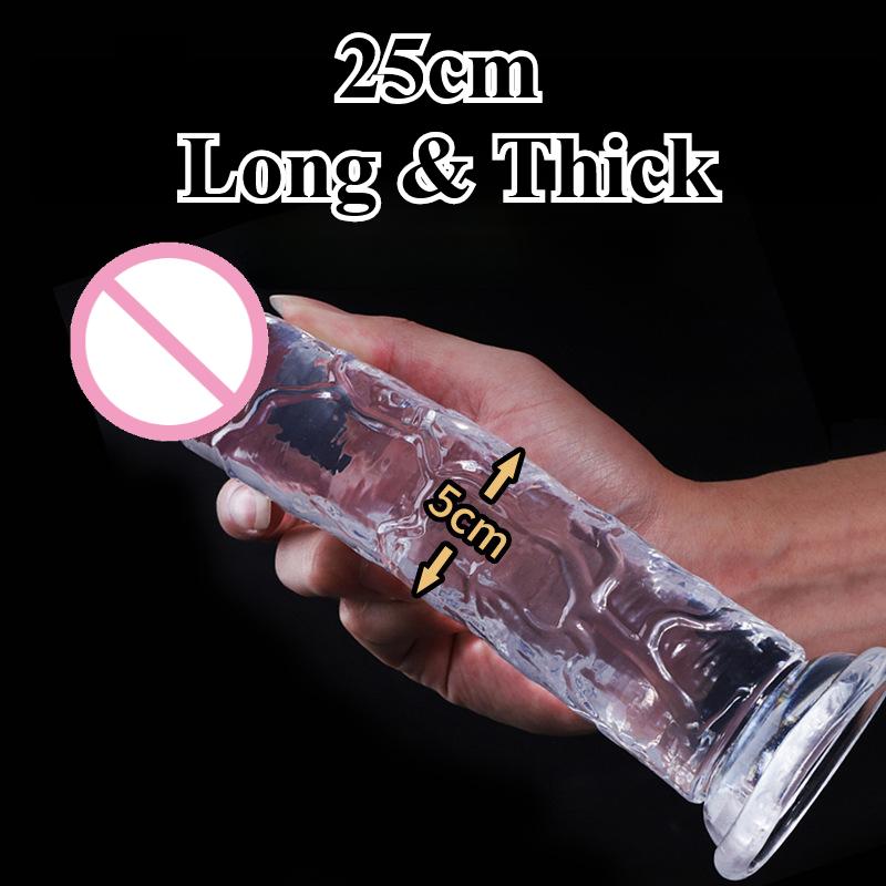 Реалистичный Большой Дилдо 7 Размеров Женские Эротические Анальные Секс-Игрушки Дилдо Присоска Желейный Член Гей Мягкий Клитор Вагинальные Мастурбаторы Пенис