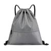 Waterproof Fitness Drawstring Bag Solid Color Drawstring Pocket Casual Drawstring Backpack  Gym