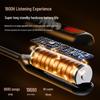 Спортивные Bluetooth-наушники-ожерелье BT-8 со слотом для карты, аккумулятором большой емкости, цифровым дисплеем и шумоподавлением