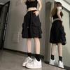 Ayollar Yuqori Bel Kargo Shortlar Amerika Uslubidagi Streetwear Yozgi Keng Oyoqli Shimlar Moda Ayollar Katta Cho'ntak Keng Shortlar Yangi