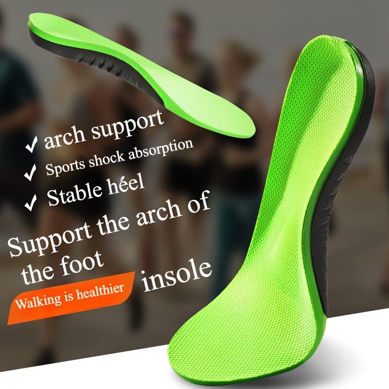Sports Insole EVA - Shock-absorbing Insole with Arch Support and Heel Cushioning, Enhancing Comfort, Shock-absorbing Softness, Anti Slip and Anti