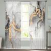 Abstract Background Of Marble Sheer Curtains Bedroom Voile Curtain Living Room Window Sheer Curtains Kitchen Tulle Drapes