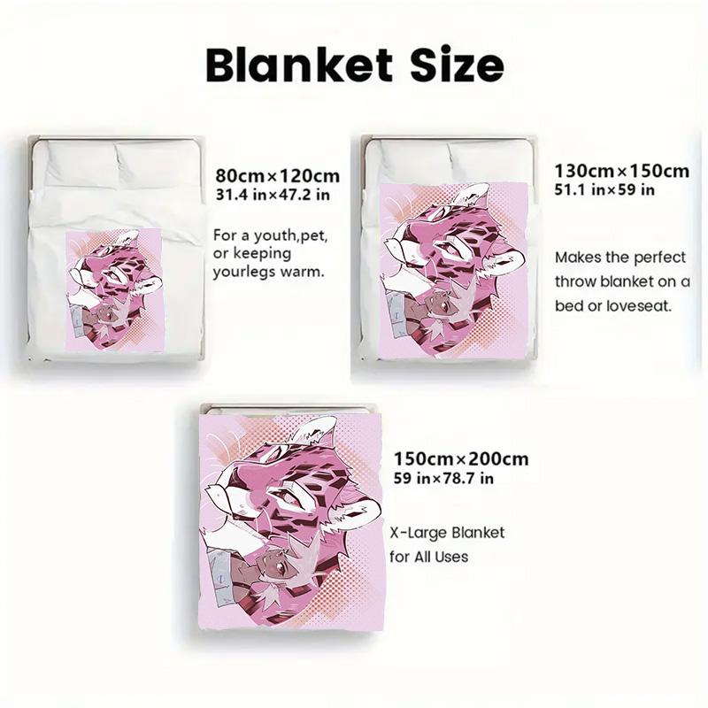Kipo and the Age of Wonderbeasts 2D Flat Pattern Flannel Blanket High quality All Seasons Warmth and Comfort Perfect for Christmas Gifts.DMT0925123