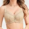 Spot large breasts show small full cup lace adjustment underwear high side bones close breasts gather anti-sagging bra