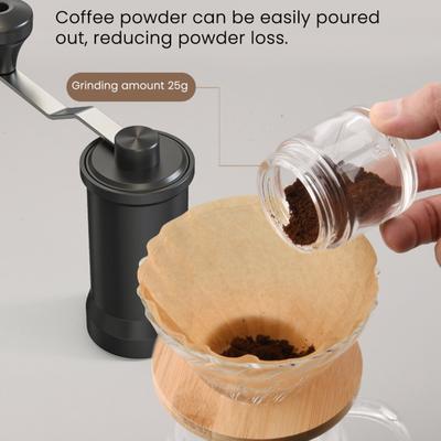 Мини ручная кофемолка с 40 регулируемыми настройками Портативная ручная