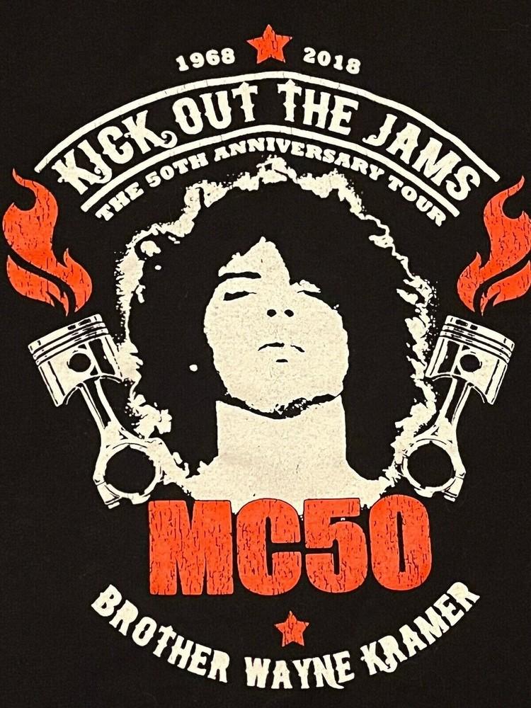 MC5 Band Kick Out The Jams 50th Anniversary Shirt Black 1K0018 Unisex T-Shirt