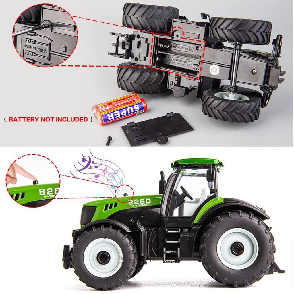 1: 30 игрушек-тракторов из сплава