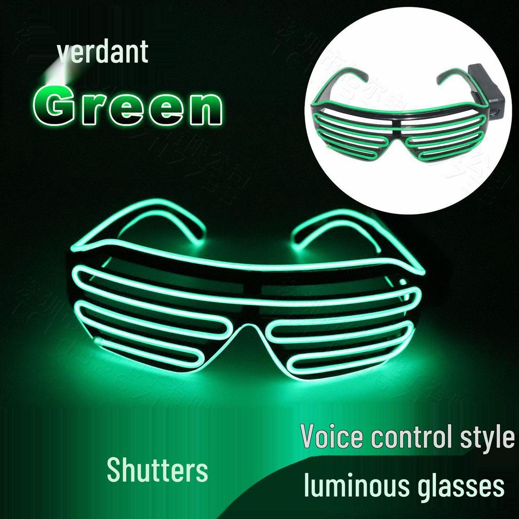 LED Luminous Wireless Disco Glasses - Party & Bar Props for Electronic Music