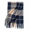 Autumn and Winter Scarf for Women Versatile Korean Style Plaid Warm Simple Couple  Women's Scarf  Student Men's Cold Proof Shawl In Winter