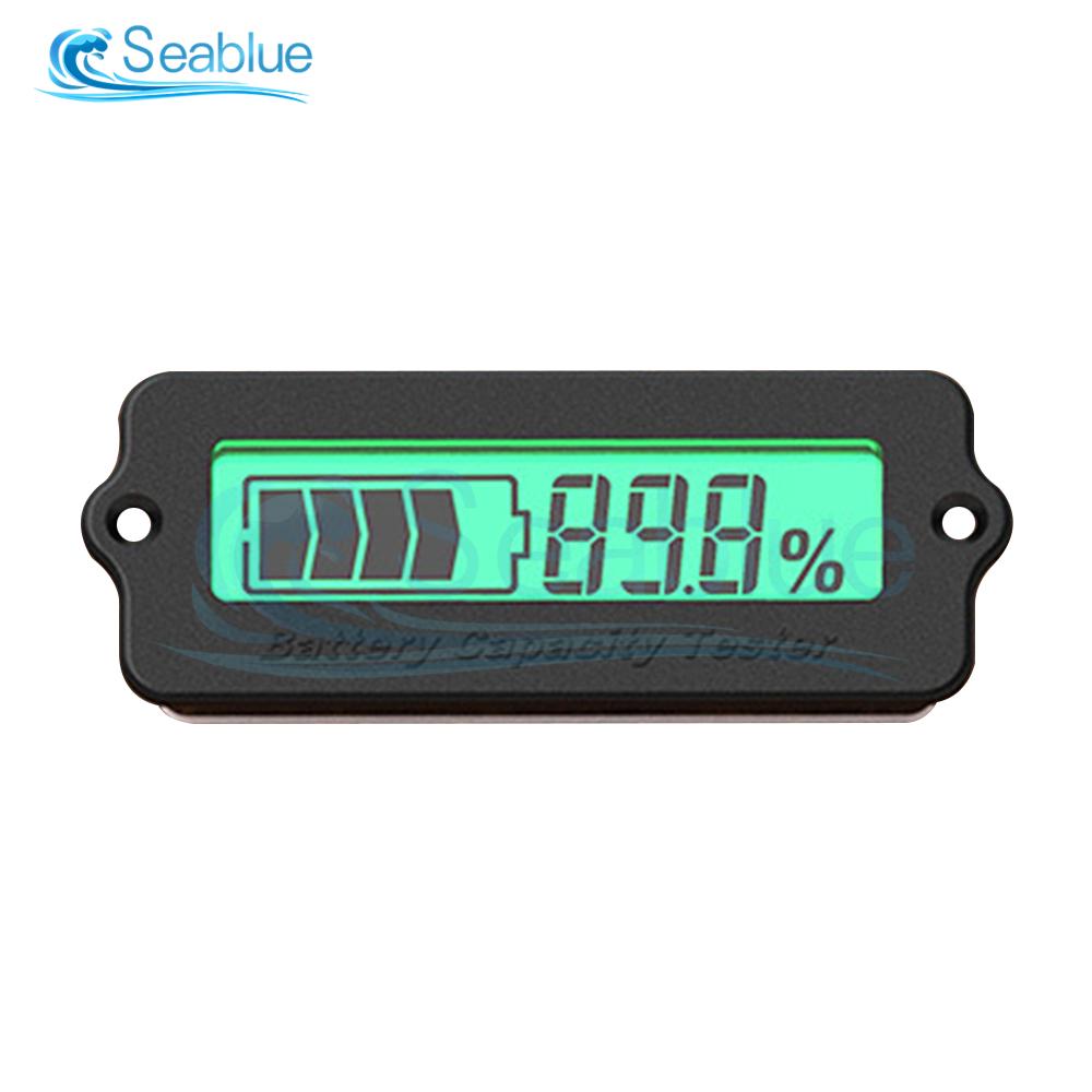 Тестер емкости аккумулятора LY6W с ЖК-дисплеем, вольтметр для 12-48 В, 3-15S свинцово-кислотных и литиевых аккумуляторов, регулируемый монитор питания