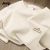 JEEP SPIRIT Men's 2025 Round Neck Loose Fit Sweatshirt