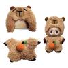 Плюшевая одежда для капибары Костюм для кук Labubu 17 см Мультяшная игрушка Костюм Плюшевая кукла Одежда Комбинезон Набор одежды Labubu БЕЗ КУКЛЫ