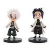 Q Posket Figure Wholesale Demon Slayer Mini Figurine 9Pcs/Sets Kimetsu No Yaiba Small PVC Dolls Desktop Decoration