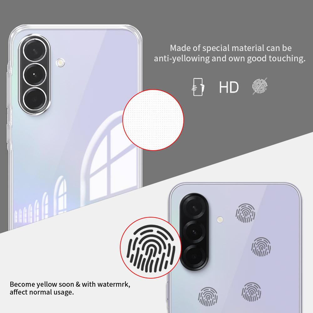 Для Samsung Galaxy A56 A36 5G Чехол Прозрачный Мягкий Силиконовый Чехол Для Телефона Samsung A26 5G Прозрачный Противоударный Защитный Чехол