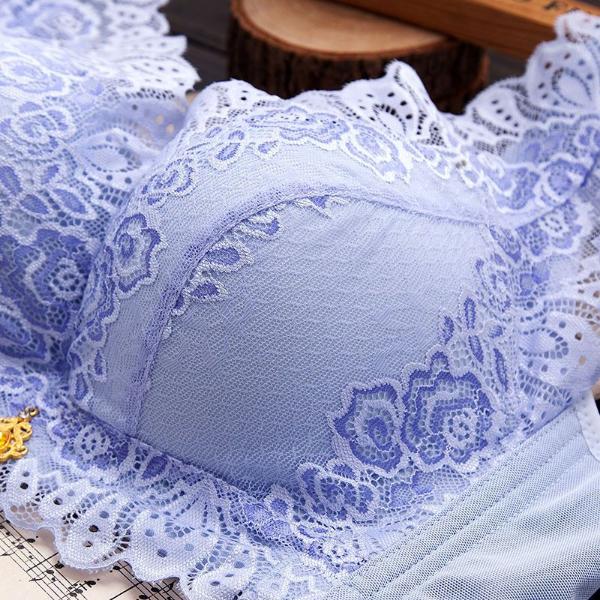 Sexy Lace Push Up Bra for Women Floral Embroidered Bralette Female cBrassiere Girls Underclothes