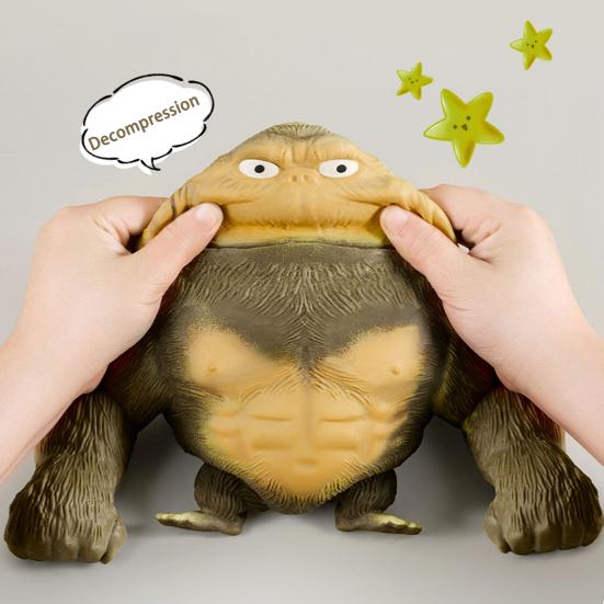 Simulation Gorilla Squeeze Toy Anxiety Stress Relief Monkey Pinch Sensory Toy Kids