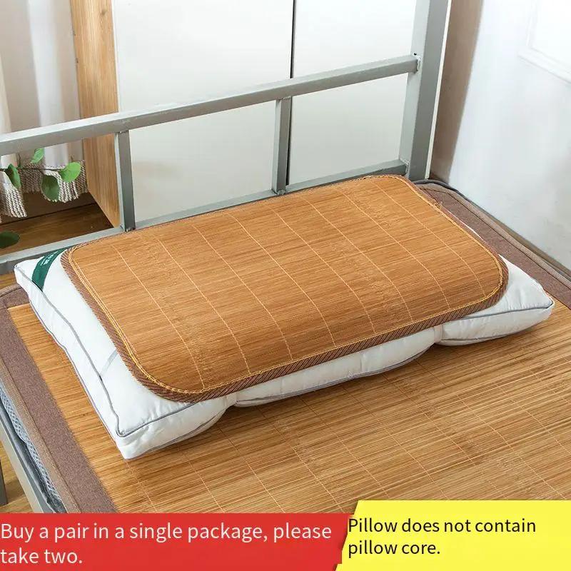 Наволочка из натурального бамбука и ротанга, летняя, прохладная, для дома, дышащая, модная, роскошная, наволочка для подушки, для спальни, универсальная, для дома