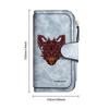 Gothic Demon Pattern Long Wallet Forever Design Multi Slot Card Holder Purse
