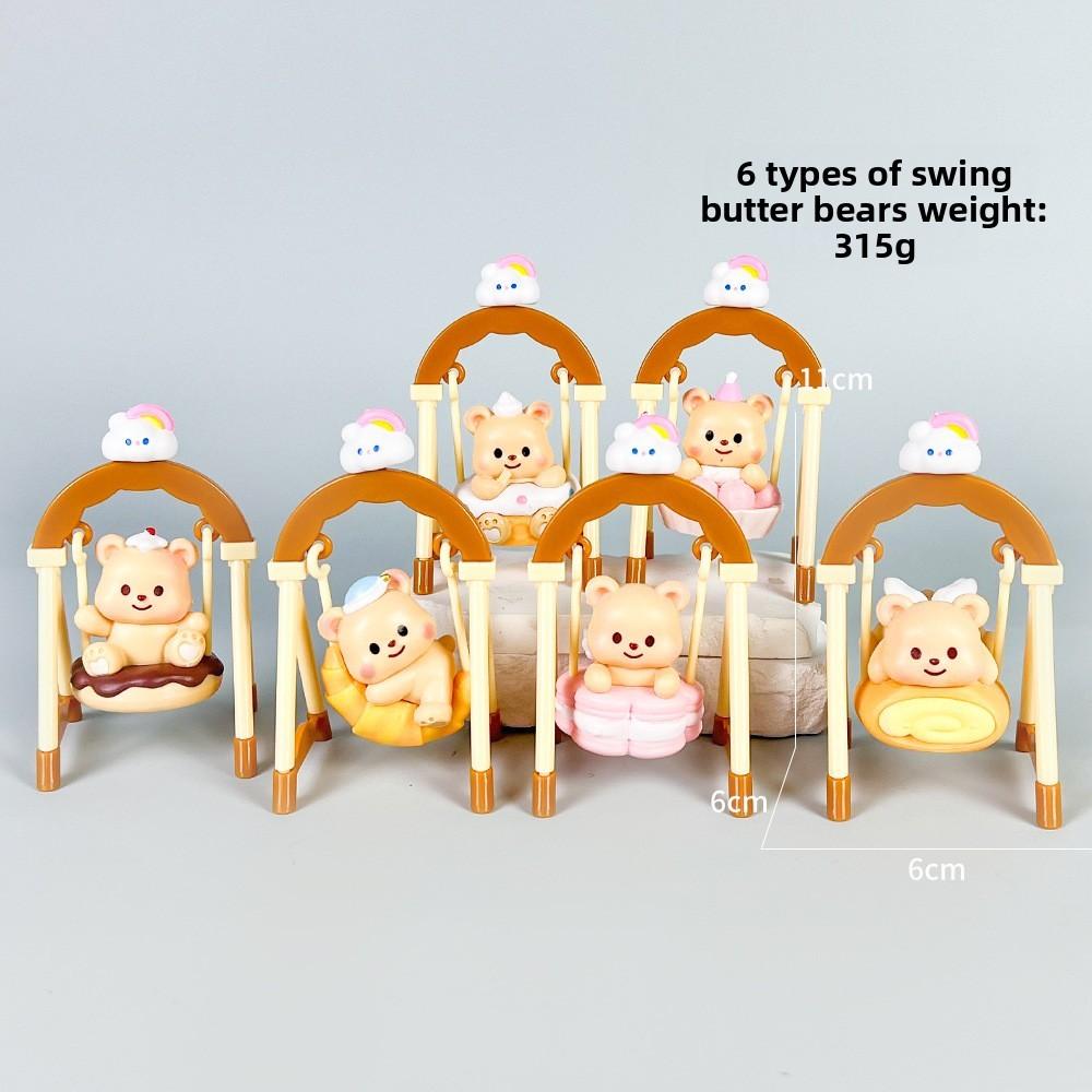 Sanrio Squirrel Swing Pvc Toy Blind Box Collectible For Kids And Fans
