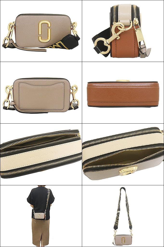 Сумка 2S3HCR500H03 Cement Multi The Color Block Snapshot Leather Double J Logo Bag [Marc Jacobs] (Рюкзак) Женский [Бренд] [Товар]