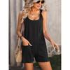 Летние повседневные и модные комбинезоны женские комбинезоны без рукавов свободный комбинезон