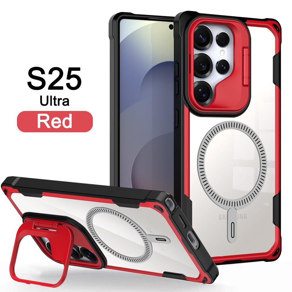 Модель щита из кости оракула подходит для мобильного чехла Samsung S25ultra S24PLUS с подставкой для объектива N52, магнитное поглощение, защита от падения