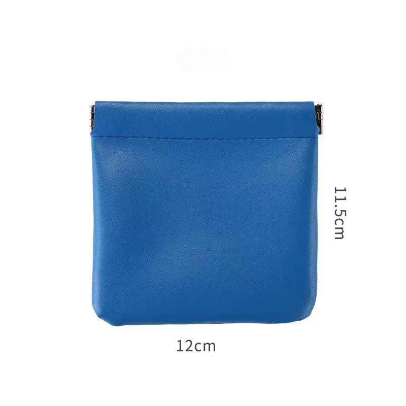 PU Leather Coin Money Change Purse Men Women Mini Coin Purse Card Holder Money Bag Small Coin Storage Wallet Purse