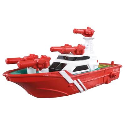 TAKARA TOMY Tomica Job Labor Пожарная машина Объединяющийся транспорт Пожарный катер Миниатюрная игрушечная машинка для детей от 3 лет и старше