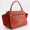 CELINE Trapeze Medium Handbag S-SN-0112 2WAYShoulder Orange leather Women Used