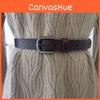 Waist Simple Belt With Lingge Design And Alloy Buckle For Casual And Work Attire