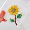 Win The Championship In One Fell Swoop Van Gogh Sunflower Flower Brooch High-End Temperament Design Sense Enamel Brooch Pin Clothing Accessories